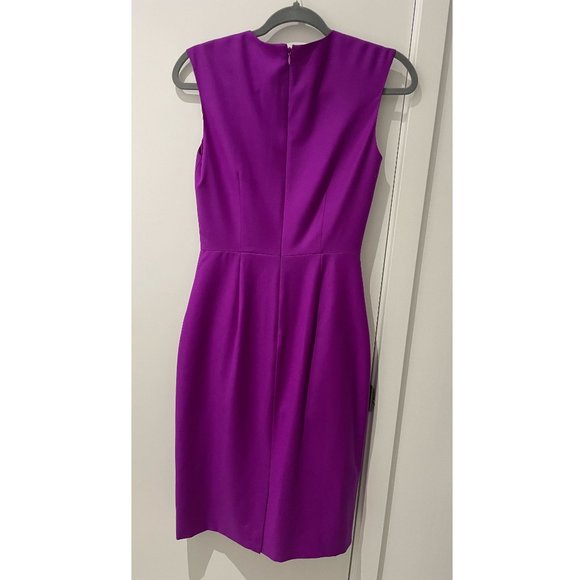 J. Crew Purple Sleeveless Wool Dress - NWT - Picture 3 of 5